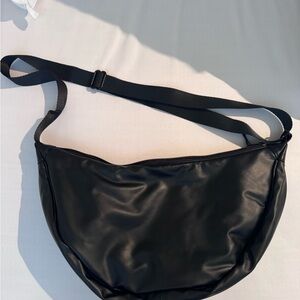 Uniqlo Faux Leather Round Shoulder Bag